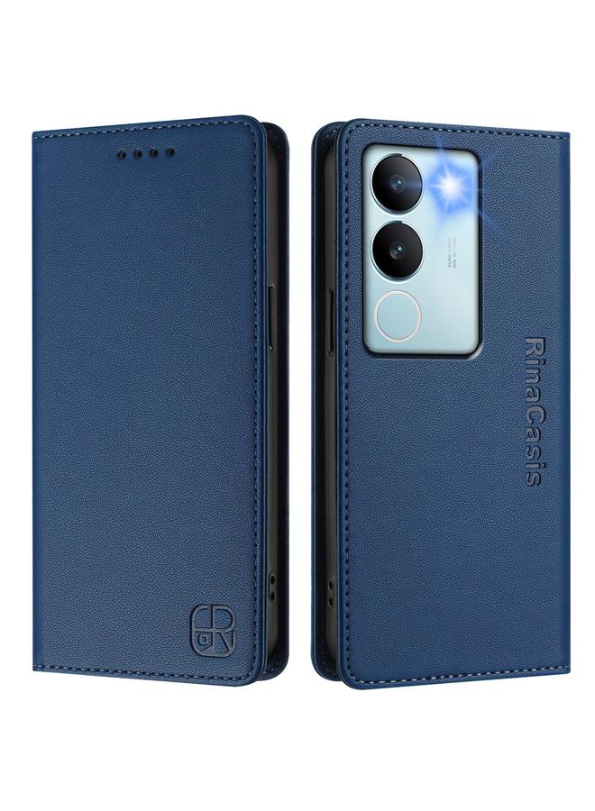 erorex Case For vivo V29 5G Global / V29 Pro RC01 Dual-Folded Magnetic Suction RFID Leather Phone Case - Image 2