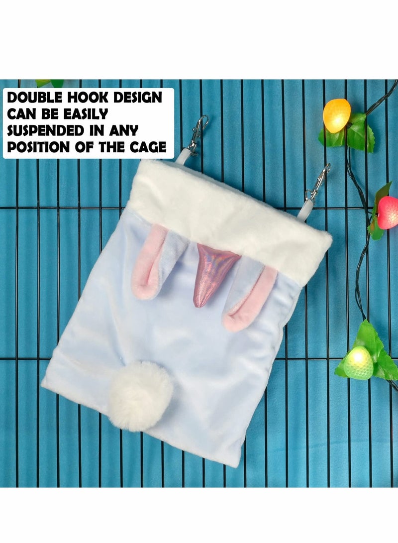 SYOSI Pet Hanging Sleeping Pouch for Sugar Glider Small Animals Hammock Cage Accessories Warm Sleep Bag for Squirrel Hamster Marmosets Small Pets  - Image 5