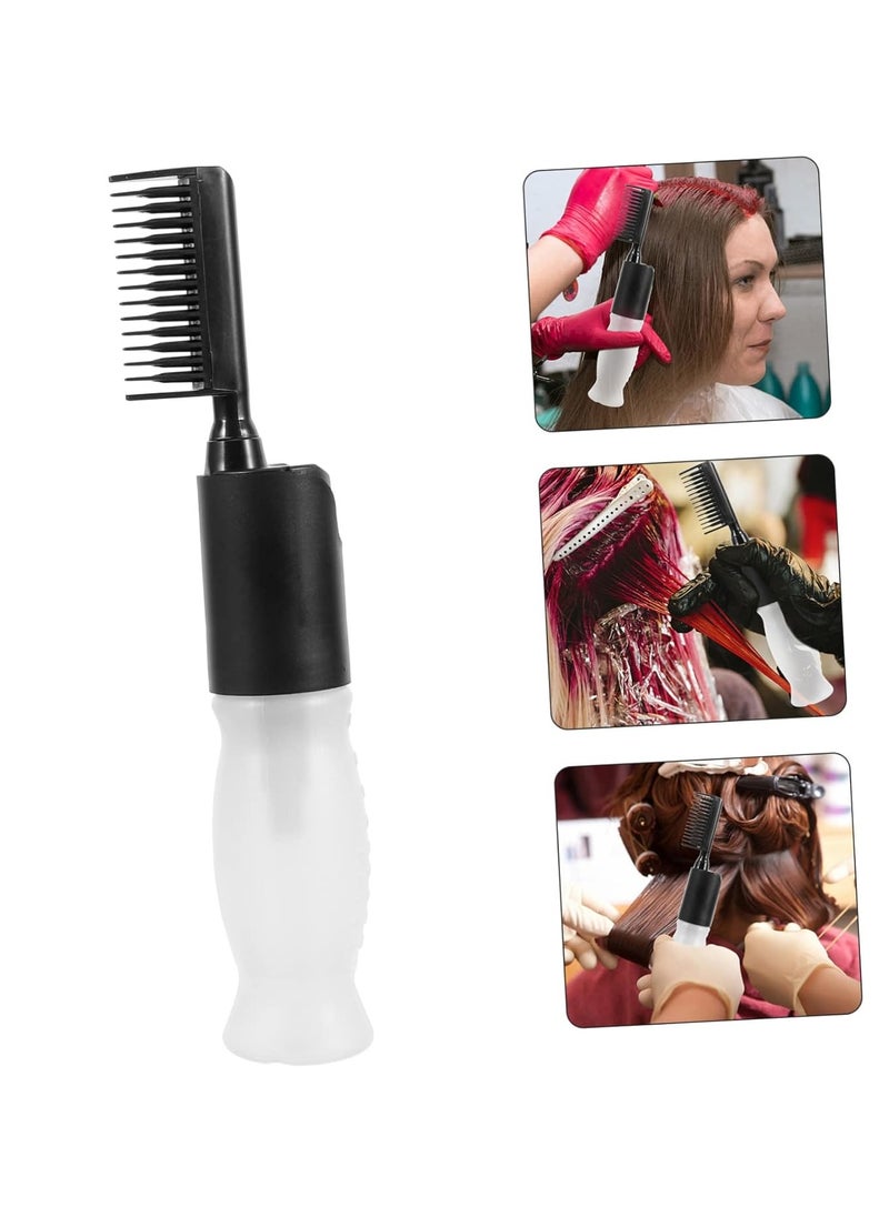 Generic - Root Comb Applicator Bottle 110ml Hair Dye Bottle Comb Tool with Scale Hair Oil Applicator Colour Applicator Bottle for Hairdressing Salon and Home Use - Image 1