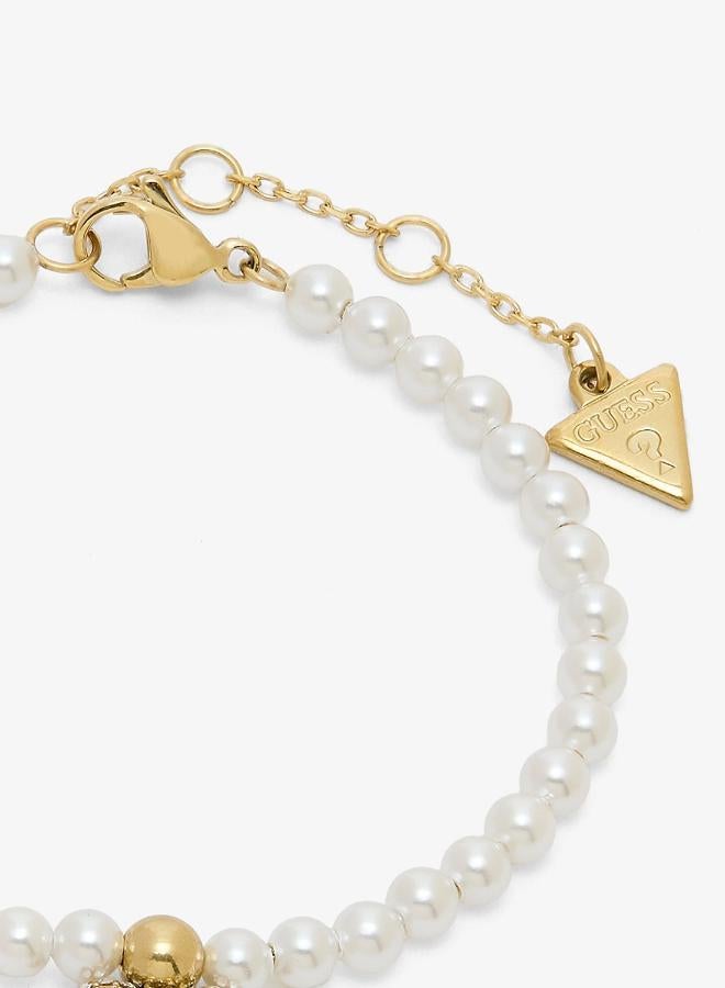 GUESS Pave Heart Chain Bracelet - Image 4