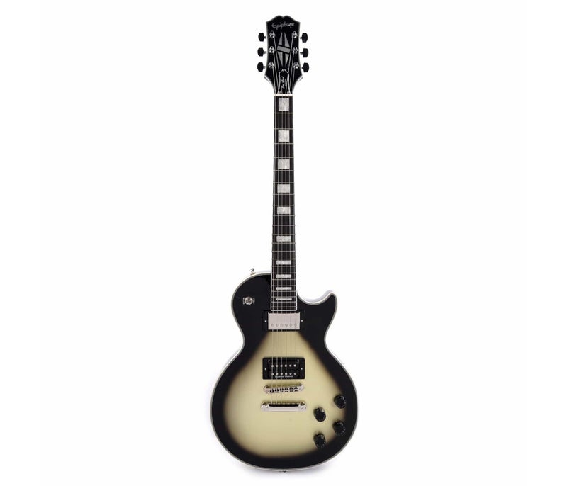 Epiphone EILPCAJV6ASBNH3 Artist Adam Jones Les Paul Custom Art Collection Ernst Fuchs’ “Anti Laokoon 1965” - Antique Silverburst - Image 2