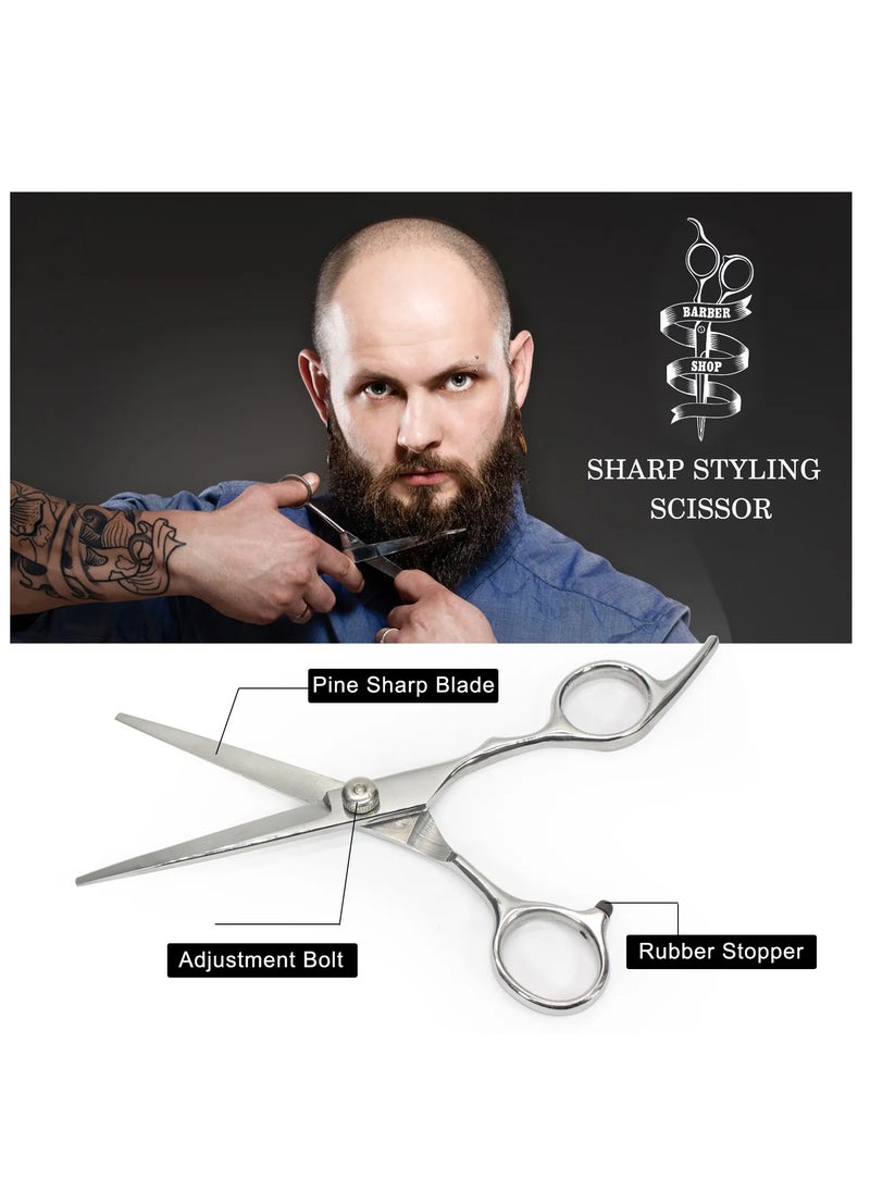 Elaimei - Beard Straightener Grooming Kit for Men, Beard Growth Oil & Balm, Beard Brush & Comb, Scissors, Great Gift Idea for Men's - Image 1