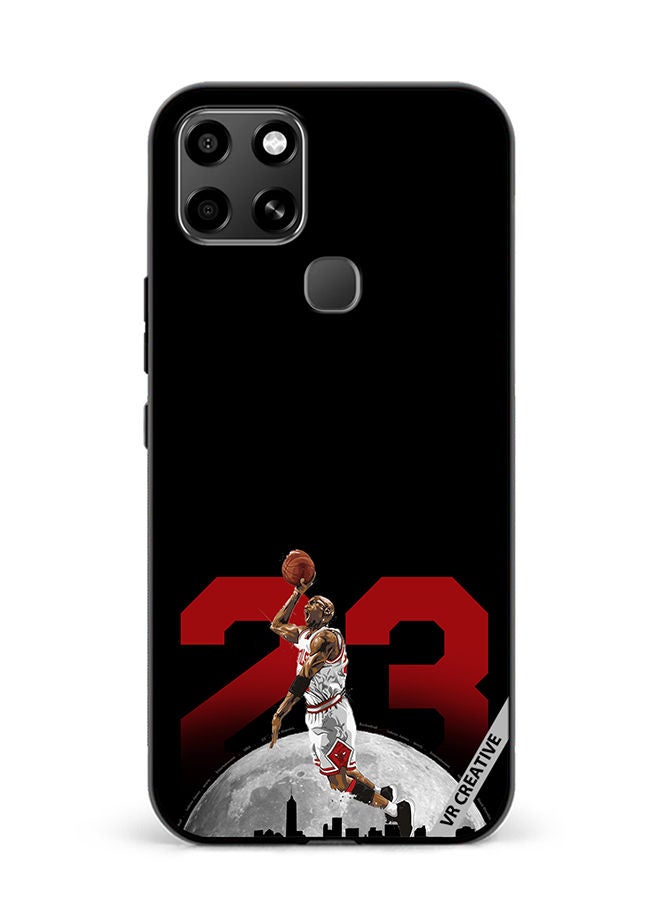 VR CREATIVE Protective Case Cover For Infinix Smart 6 Lebron 23 Over The City Design Multicolour - Image 1