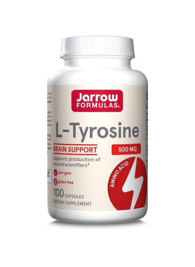 jarrow formulas Ltyrosine 500 Mg Supports Brain Function Brain Neurotransmitter Precursor Free Form Amino Acid Contains Pure Crystalline Ltyrosine 100 Capsules - Image 2
