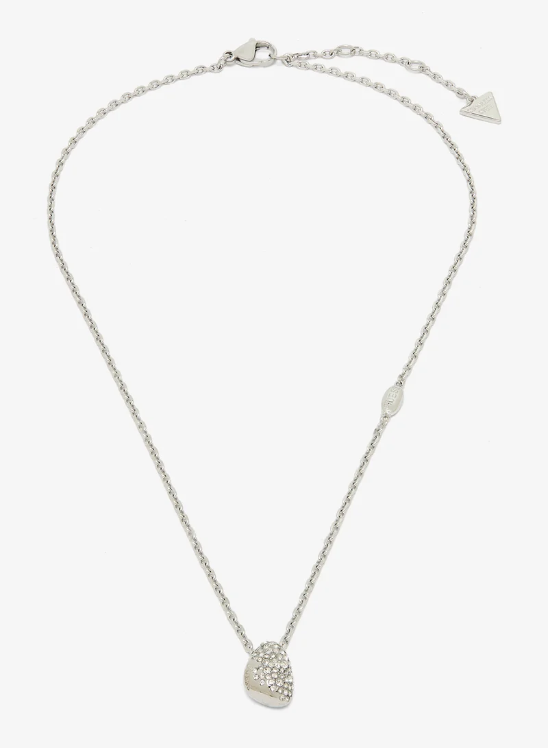 16-18 Inch Pebble Pave Necklace