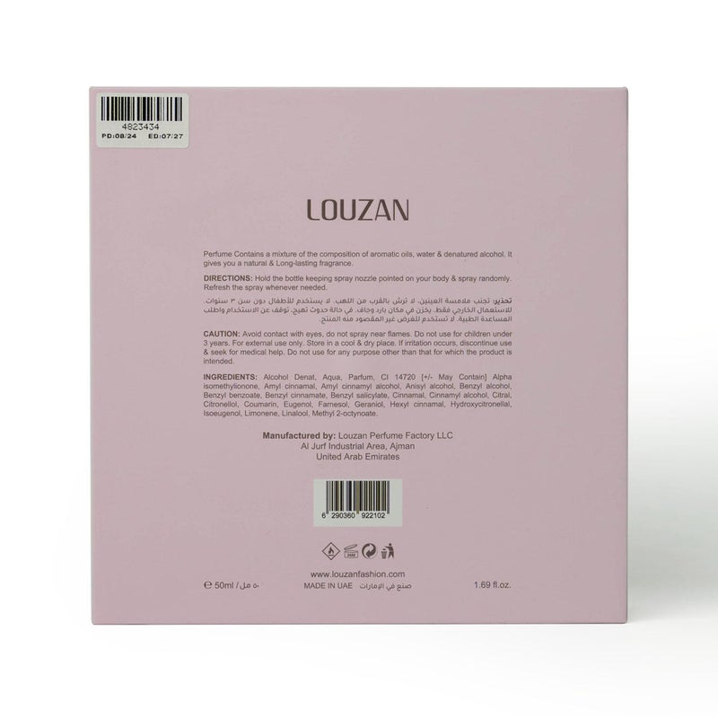 Louzan Rose Perfume 50 ML - Image 3