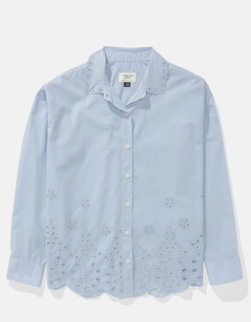 امريكان ايجل قميص بأزرار علوية