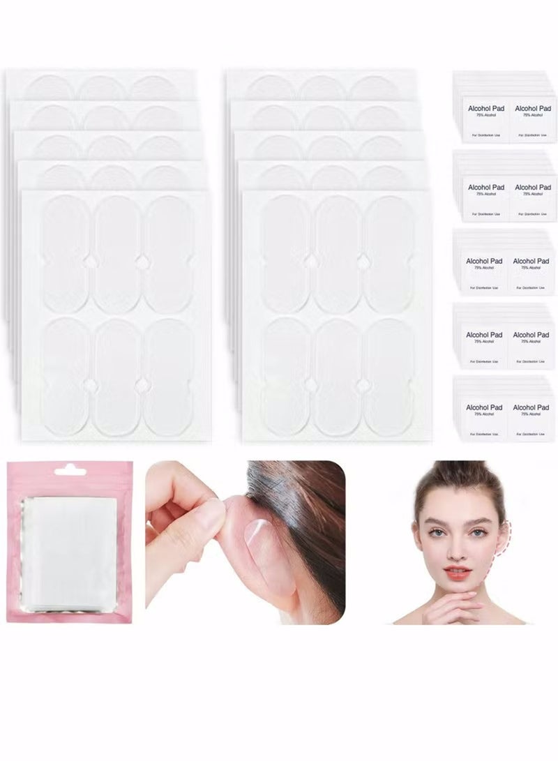 50 Pcs Cosmetic Ear Correctors Invisible Earring Support Instant Correction for Prominent Ears Elf Stickers and Protruding Solution Men Women With 50 Pcs Alcohol Pads - Image 1