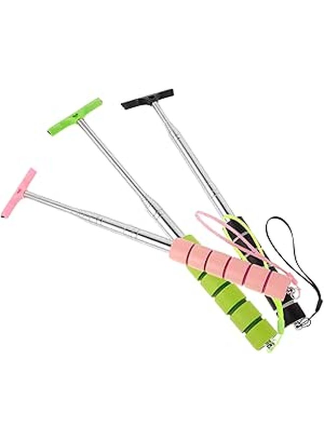 VOSAREA Telescopic Rearview Mirror Wiper Car Water Removal Tool Quick Dry Glass Squeegee Black - Image 1
