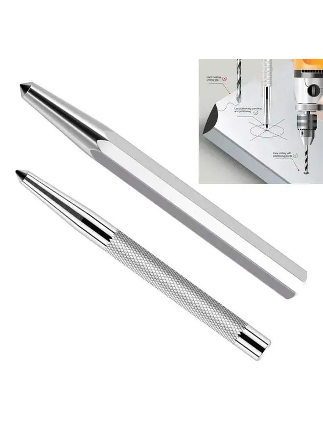 2pcs Carbon Steel Center Punch Locator Professional Metal Drill Mark Tool - Image 5