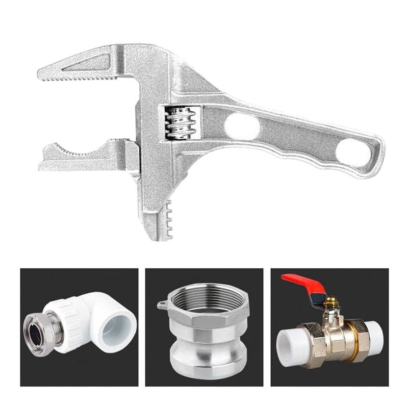 VATTU Short Shank Large Opening Wrench 6-68mm Adjustable Wrench Bathroom Spanner Wide Jaw Ultra-thin Wrench Fit for Bathroom Kitchen Sink - Image 2