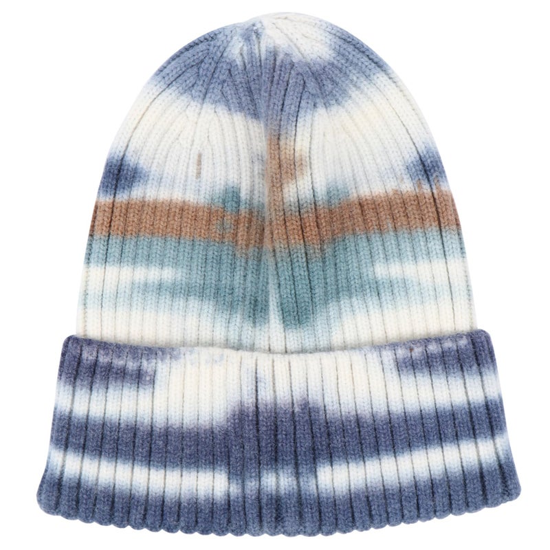 Woolen Tie Dye Dome Hat For Men And Women Knitted Beanie For Cold Weather - Image 2