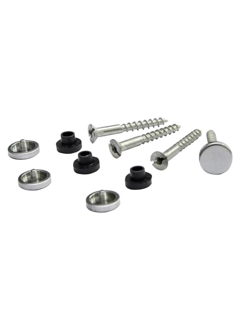 ACE Diall Steel Mirror Disc Screw Pack 4 x 35mm 4Pcs 