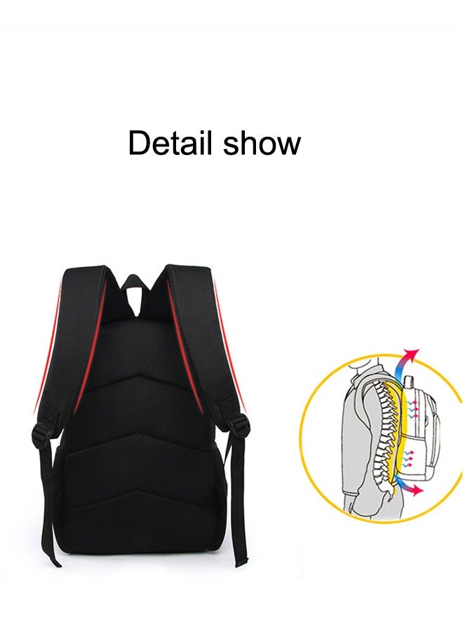 ROBLOX 3Pcs Roblox Backpack Set,Large Capacity Book Bag Anime School Bags with Crossbody Bag and Pencil Pouch,Cartoon Backpack Laptop Bag Kawaii Backpacks for Student Boys Girls - Image 3