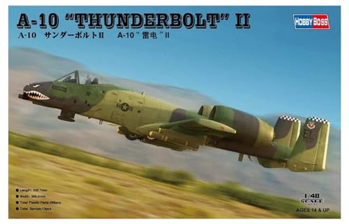 Hobby Boss A-10 Thunderbolt II Airplane Model Building Kit - Image 1