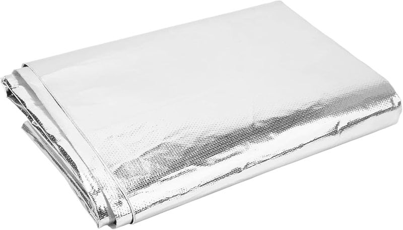 Silver High Temperature Reflective Tape Self Adhesive Up To 450C For Wires Fuel Lines - Image 4