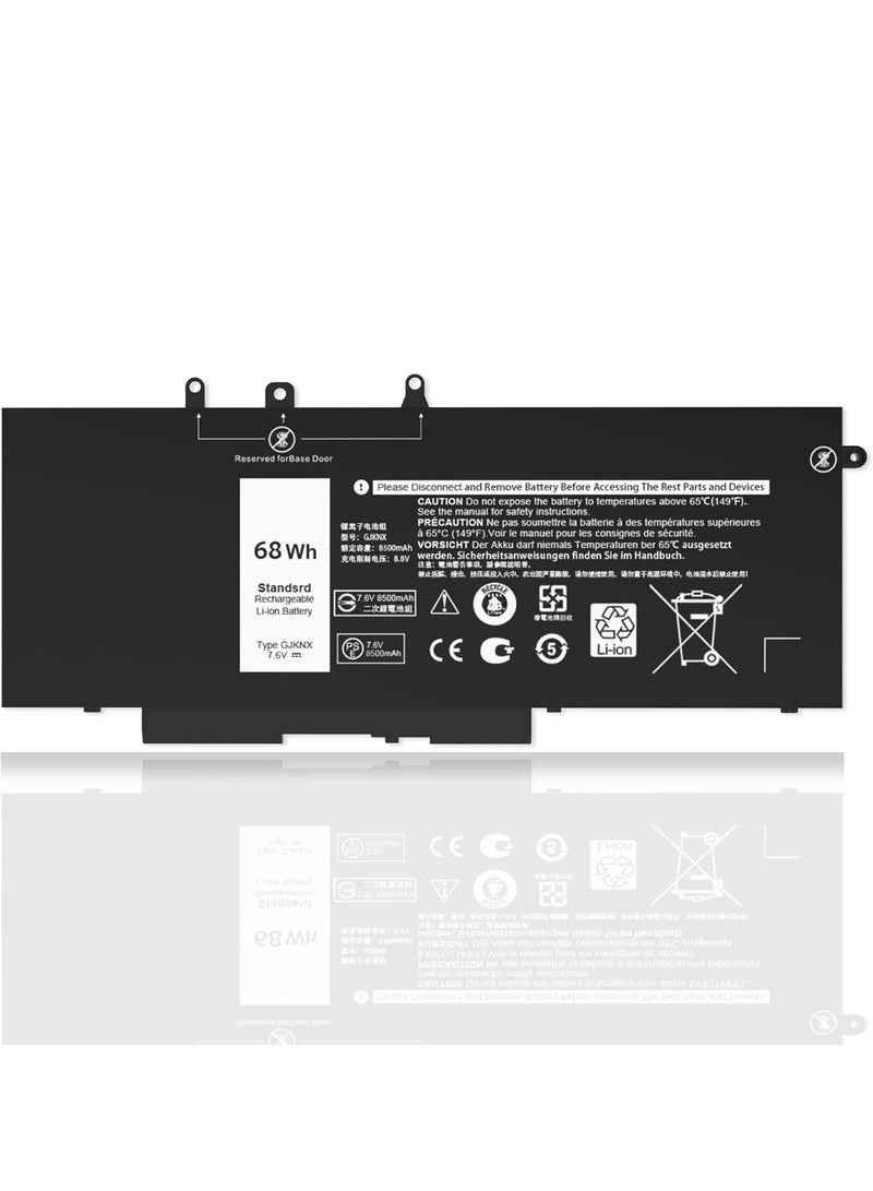 New replacement  GJKNX Battery Compatible with Dell Latitude 5480 5580 5280 5288 5488 5491 5495 E5480 E5580 E5490 E5590 Precision 15 3520 3530 Series GD1JP DY9NT 5YHR4 451 BBZG - Image 1