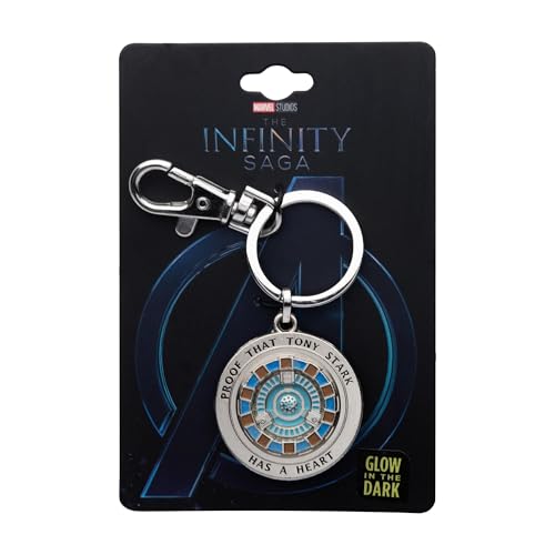 Iron Man Marvel Tony Has A Heart 3D Metal Key Chain - Image 2
