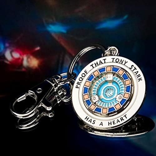 Iron Man Marvel Tony Has A Heart 3D Metal Key Chain - Image 3