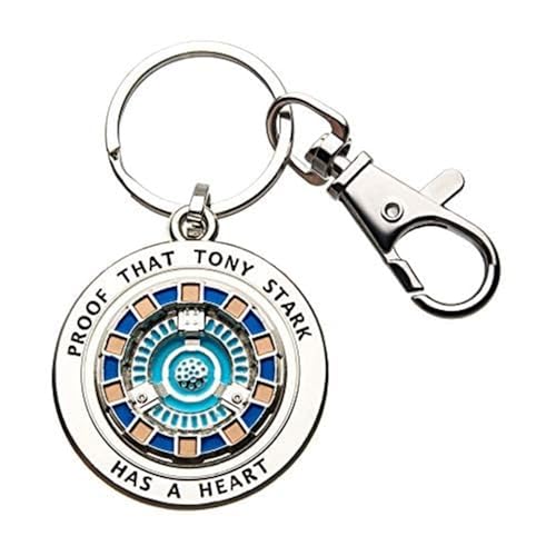 Iron Man Marvel Tony Has A Heart 3D Metal Key Chain - Image 1