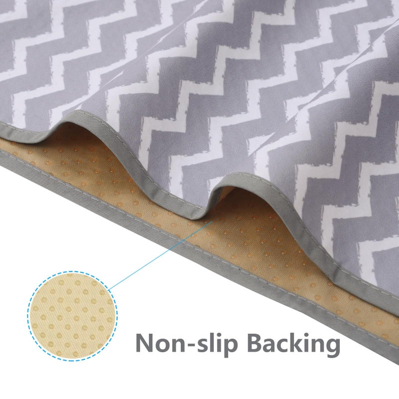 Womumon Baby Splat Mat for Under High Chair, 51 x 51 Inch Splash Mat, Waterproof and Washable Spill Mat, Anti-Slip Floor Protector - Image 3