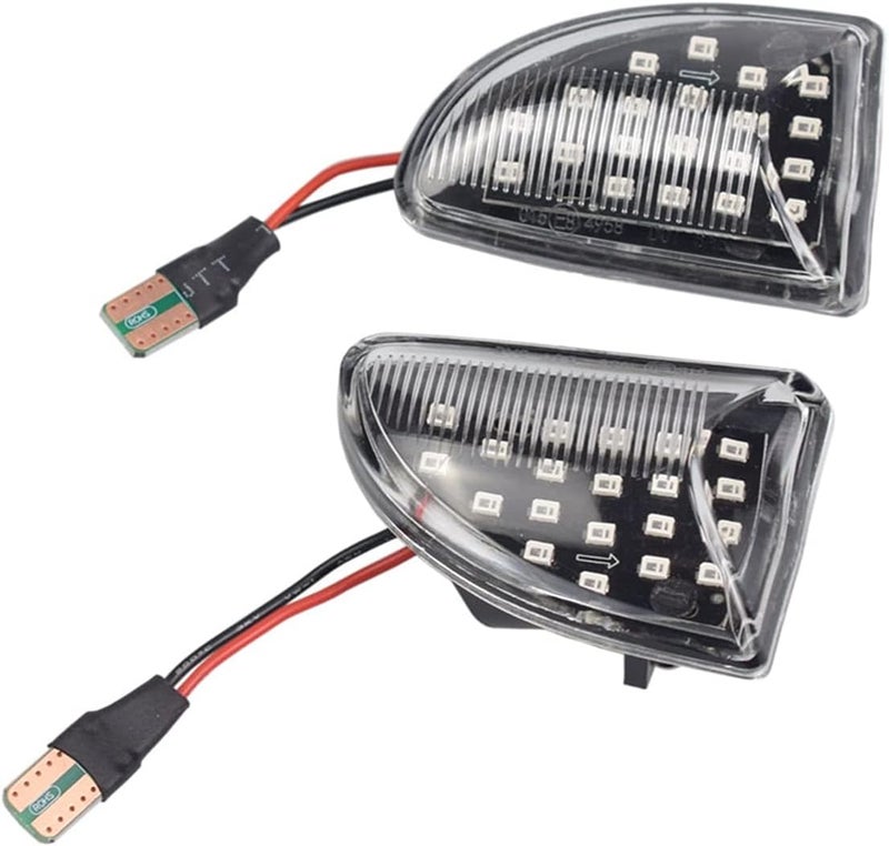 QASULER Smoked Lens Amber Dynamic Side Marker Lights - Image 1