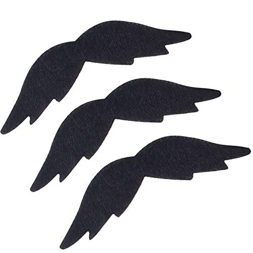 HESTYA 48 Pcs Halloween Fake Mustaches Bulk Self Adhesive Novelty Mustaches Stickers French Pirate Detective Beard Costume Face Stickers for Halloween Mexican Fiesta Party Favors - Image 3