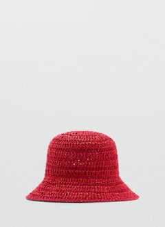 MANGO Natural Fibre Bucket Hat  - Image 1