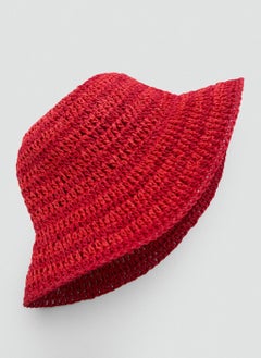 MANGO Natural Fibre Bucket Hat  - Image 2