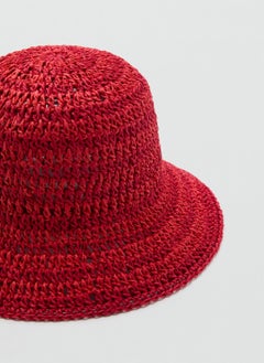 MANGO Natural Fibre Bucket Hat  - Image 3