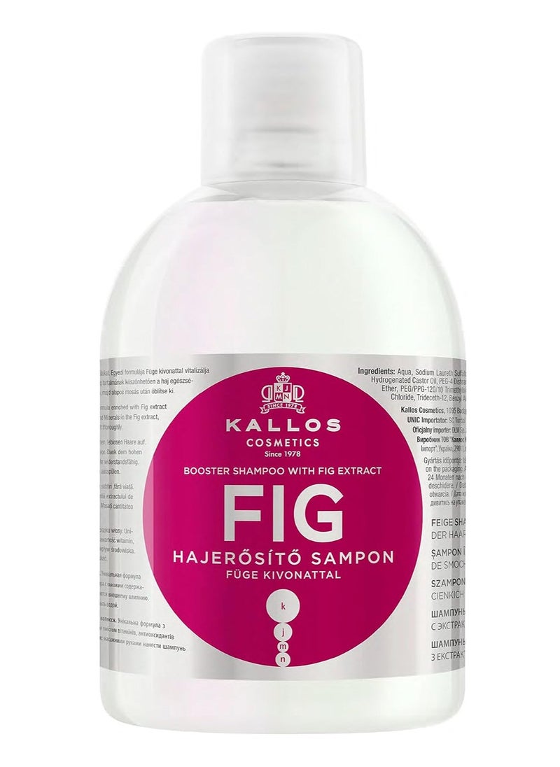 Kallos Kallos KJMN Fig Hair Strengthening Shampoo with Fig Extract 1000ml  - Image 1