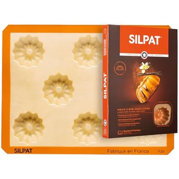 SILPAT The Original Perfect Mini Fluted Cake Mold - Image 1