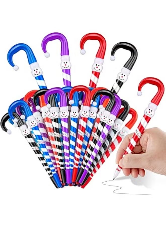 36 قطعة - أقلام حبر جاف على شكل رجل ثلج عيد الميلاد للأطفال