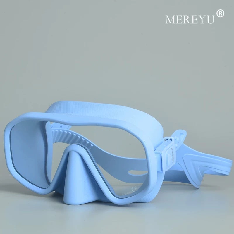 Nose protection integrated swimming goggles free diving snorkeling mask anti-choking large frame high definition waterproof anti-fog diving adult - Image 4