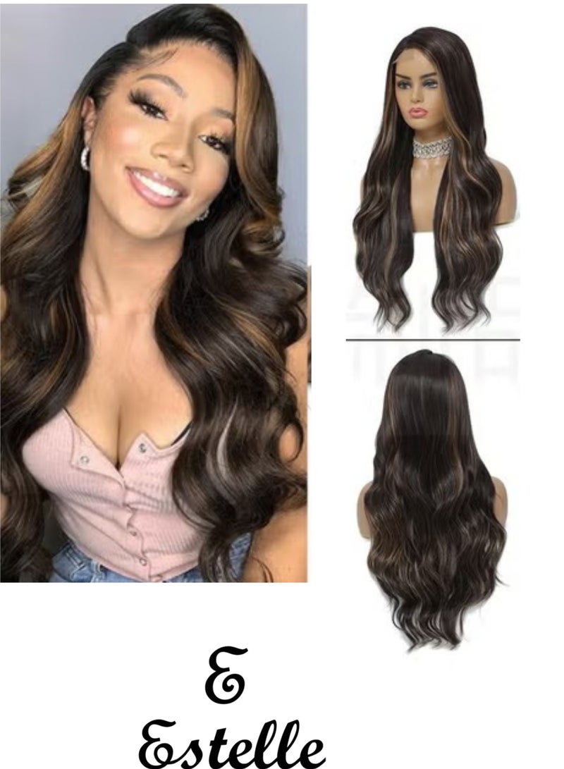 إستيل شعر مستعار أمامي من الدانتيل الصغير للنساء طويل قصير مجعد ومستقيم شعر مستعار نسائي باروكة شعر مستعار يومي للحفلات BODYWAVE 2532 / R4 / 4/153 - Image 1