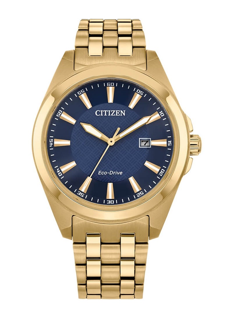 CITIZEN Eco-Drive Blue Dial Stainless Steel Men's Watch BM7532-84L