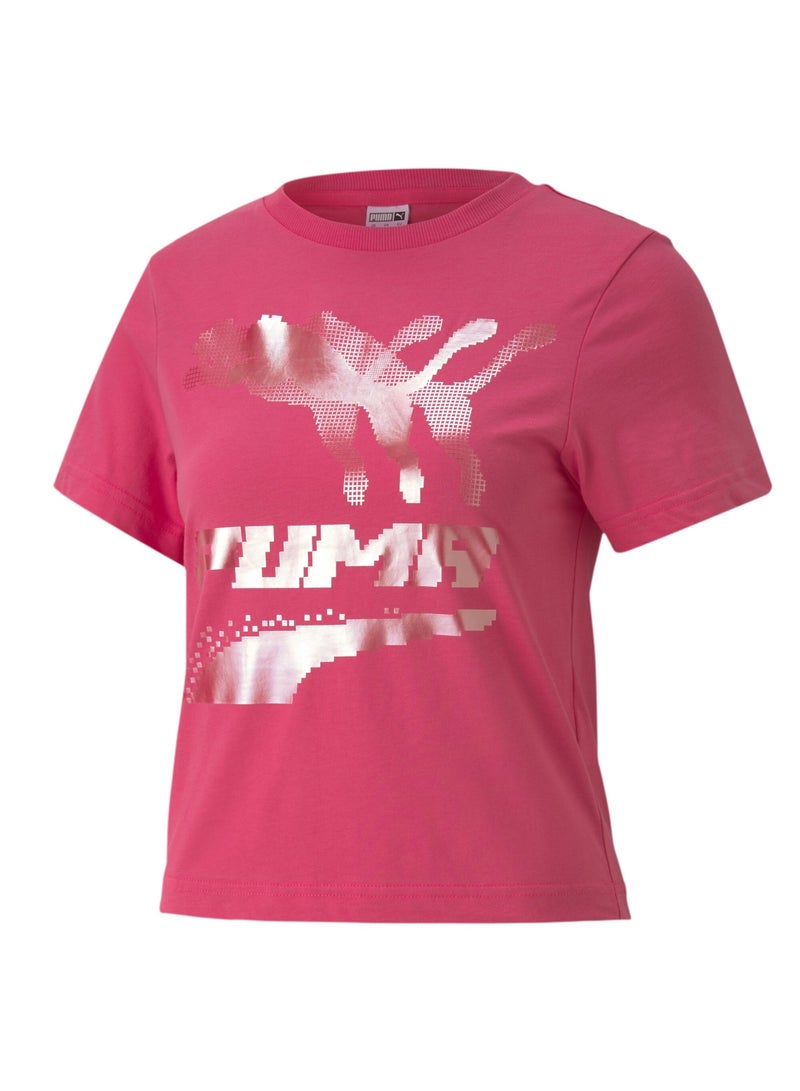 PUMA Evide Womens Graphic T-Shirt  - Image 4