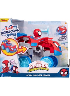 MARVEL Marvel Spidey N Friends Vehicle Spidey Mech Web Crawler  - Image 1