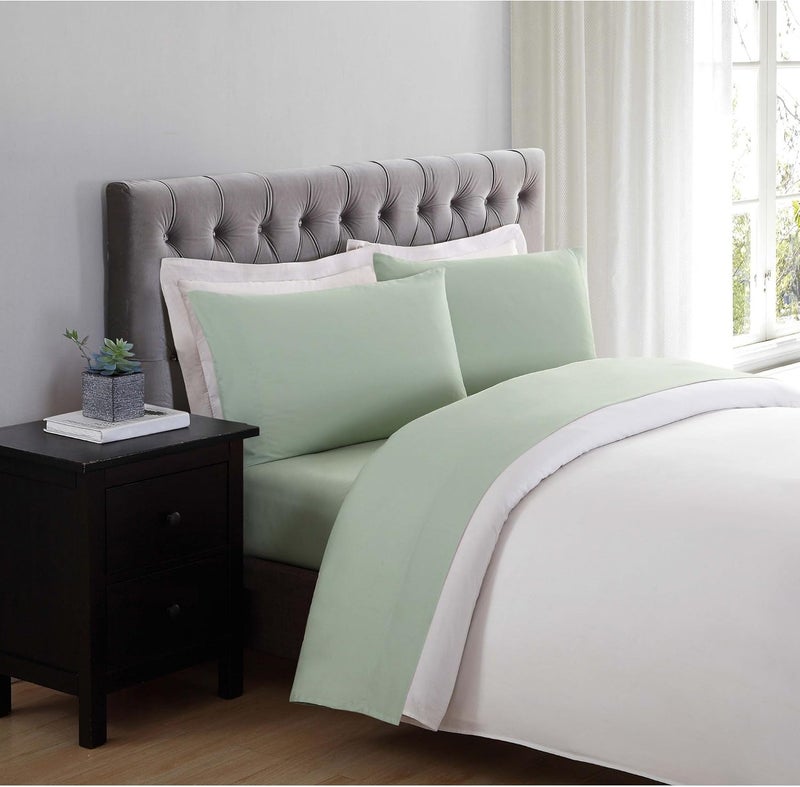 TRULY SOFT Everyday SS1658SGQN-4700 Sheet Set Sage, Queen - Image 2