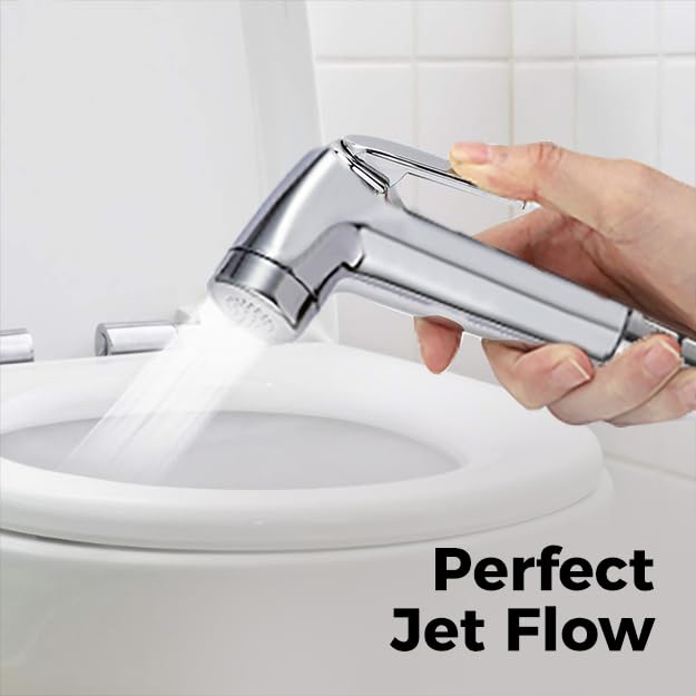 Mila India Mila Pixflow Health Faucet MHHC0404CM Health Faucet Chrome Jet Flow per Minute 113L03Mpa152L 05Mpa Hose 12 Metres - Image 3