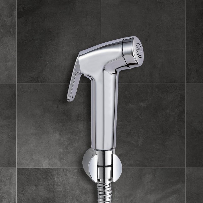 Mila India Mila Pixflow Health Faucet MHHC0404CM Health Faucet Chrome Jet Flow per Minute 113L03Mpa152L 05Mpa Hose 12 Metres - Image 1