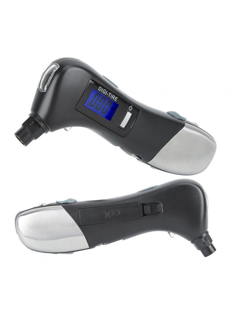 Crony JZ-405C Tire Pressure Measuring Mini LED Flashlight Torch Multifunction Emergency lamp - Image 3