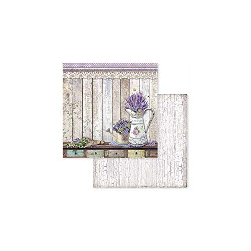 STAMPERIA INTERNATIONAL, KFT PAPER PAD 8X8 10PK PROVENCE, 20.3 x 20.3 (8" x 8"), Multicoloured - Image 2