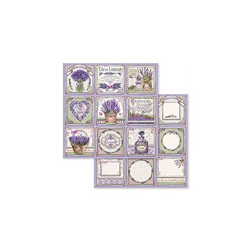 STAMPERIA INTERNATIONAL, KFT PAPER PAD 8X8 10PK PROVENCE, 20.3 x 20.3 (8" x 8"), Multicoloured - Image 4