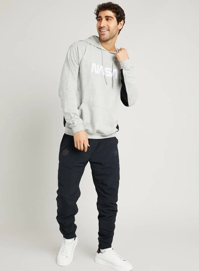 صن بيرن باي ستايلي NASA Embroidered Detail Hoodie with Front Pocket Detail