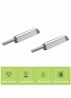 KASTWAVE Magnetic Touch Latch, Magnetic Door Catch Push to Open Latch Adjustable Magnetic Cabinet Closures Release Catches Damper for Kitchen Closet Wardrobe Cupboard Cabinet Door Wardrobe (6Pcs Silver)  - Image 3