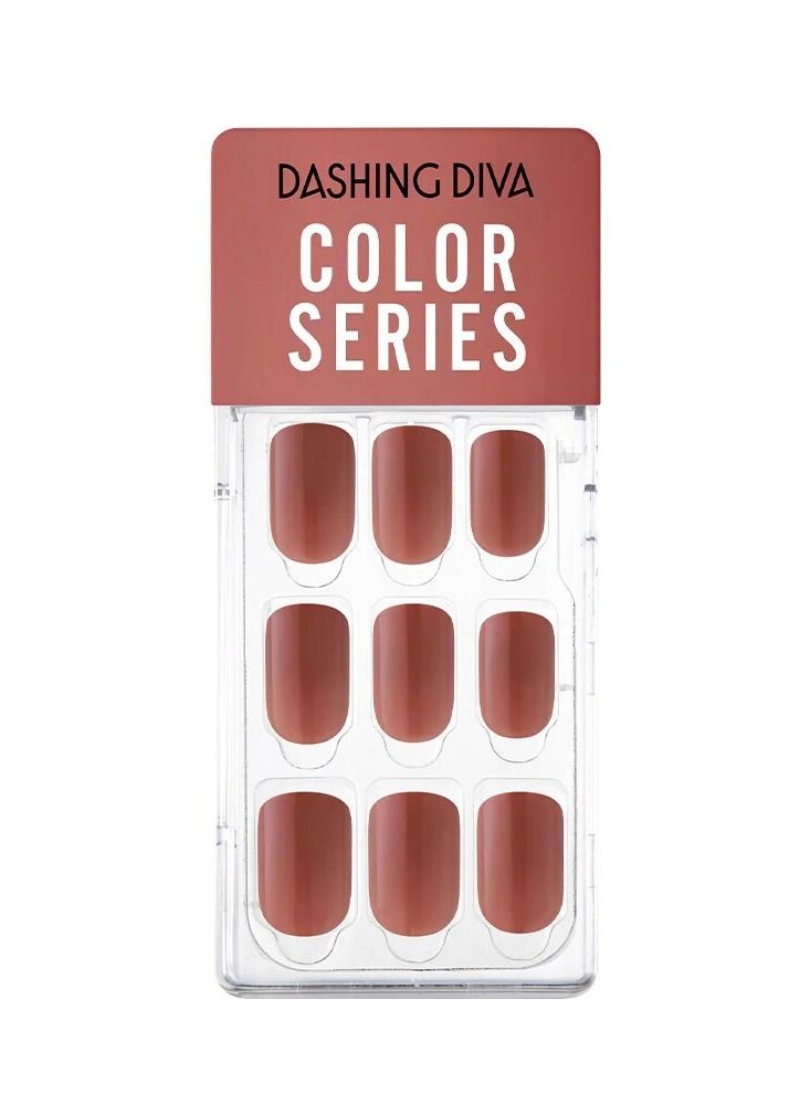 DASHING DIVA Dashing Dive Magic Press Brick Brown | medium fresh shape - Image 1