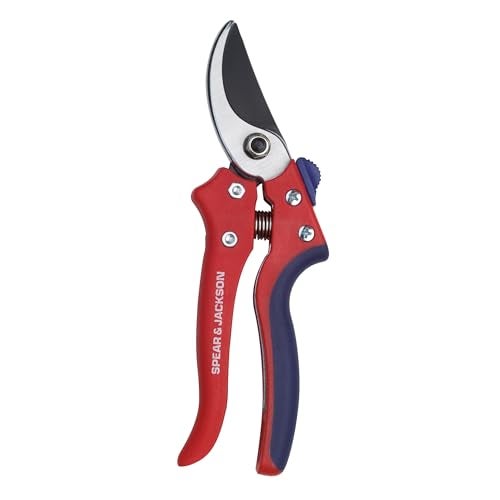 Spear  Jackson Spear & Jackson 7159BS Razorsharp Advantage Secateurs, Bypass Pruner, Red & Blue - Image 1