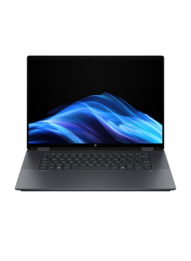HP (نسخة مطورة) لابتوب أومني بوك إكس فليب الشخصي بشاشة تعمل باللمس مقاس 16 بوصة بدقة Full HD، مع معالج كور ألترا 7 256V/ذاكرة وصول عشوائي 16 جيجابايت/قرص صلب SSD بسعة 512 جيجابايت/رسومات إنتل آرك/ويندوز 11 هوم باللون الرمادي القمري - Image 1