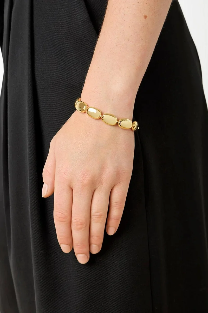 LIE STUDIO Gleaming Spiral Link Bracelet